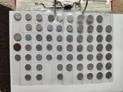 Duży album z monetami 448 sztuk 