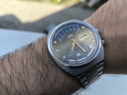 Zegarek orient PIWNY cesarski patelnia królewski multi year vintage automat