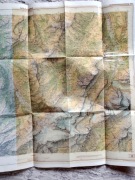 Mapa Alp rejon Wildstrubel Szwajcaria  ok.1957 r