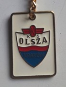 OLSZA KRAKÓW KKS kolekcjonerski brelok sportowy PRL wer.2