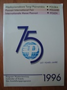Międzynarodowe Targi Poznańskie 1996 Program wystawienniczy w 3 językach