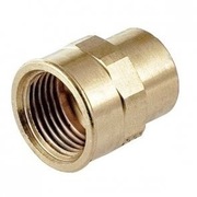 Nypel złączka mufa GW 18 x 1/2" mosiądz mosiężna do lutu miedź CU GW