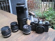 OLYMPUS OM4 z 4 OBIEKTYWAMI  STAN IDEALNY