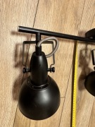 Lampa sufitowa czarna loftowa Black loft 