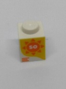 LEGO klocek krem z filtrem 