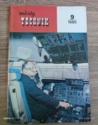 Młody technik 9/ 1980 Jaguar Samoloty pasażerskie foto sprzęt zegarki 1980