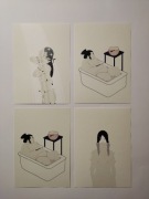 Widokówki obrazki motyw kąpieli Oikoi design