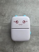 Mini Drukarka Termiczna do zdjęć przenośna Bluetooth USB-C niebieska
