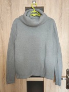 387. Szary damski sweter golf rozmiar S