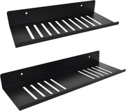 Zestaw Półki Prysznicowe Łazienkowe DecorDwell Czarne nowe 2 szt.