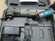 Szlifierka wielofunkcyjna TITAN TTI701HTL 18V + walizka+ładowarka akum