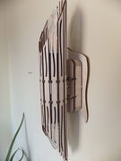 Kinkiet naścienny  "Walec  ścięty"