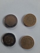 Monety euro Finlandia Chorwacja Cypr Austria 