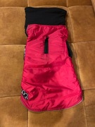 Kurtka zimowa dla psa czerwona z golfem roz. L