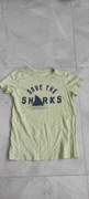 Koszulka dziecięca save the sharks 