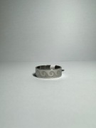 SYGNET FALE PIERŚCIEŃ SREBRNY UNISEX