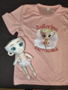 T-shirt 134  i  MASKOTKA TUNG BRAINROT - Ballerina Cappuccina 24cm