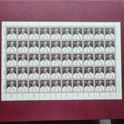 PAPIEŻ JP II - DDR 1990  CHR. 136  ARKUSZ