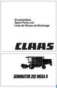 Katalog części Claas Mega 202 II