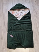 Kocyk otulacz do fotelika Forest Story i butelkowy Velvet JUKKI