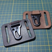 Skórzany uchwyt na klucze do paska