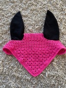 Nauszniki dla konia różowe full