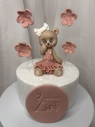 Figurka misia z masy cukrowej na tort-zestaw