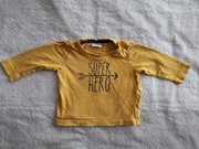 Żółta musztardowa bawełniana bluzka bluza Kappahl 74