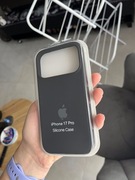 Case iPhone 17 pro czarne black plecki etui silikonowe nowe logo