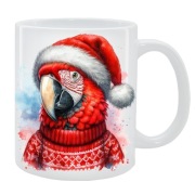 KUBEK Papuga Ara NA ŚWIĘTA, PREZENT, PERSONALIZOWANY, 24HWYS