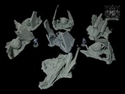 Star Wars Legion zestaw makiet tereny rozbite statki