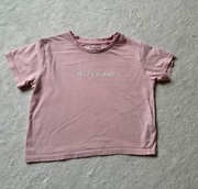 Juicy Couture t shirt koszulka 128/134 8/9l pudrowy róż modny