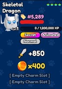 Pet Catchers Skeletal Dragon SECRET