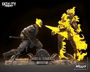 Scorpion vs SubZero Fatality Mortal Kombat Diorama Ręcznie Malowana 1/6