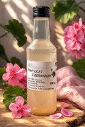 Żywy ocet z geranium – rzemieślnicza harmonia natury 