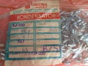 Kondensator 910pF 63V- Unitra Miflex KSF-020 Kpl-10szt
