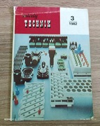 Młody technik 3 / 1982 samoloty Harier Chrysler FSO Polonez  radio CB LEGO 