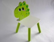 Drewniane Krzesło dla dziecka siedzisko Dinozaur DLA DZIECI od 2-5 lat FSC