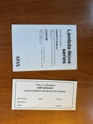 STAX - oryginalna instrukcja SR-Lambda Nova