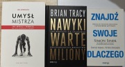Pakiet 3 książek:Umysł mistrza, Nawyki warte miliony, Znajdź swoje dlaczego