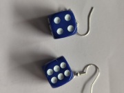 Kolczyki kości do gry 