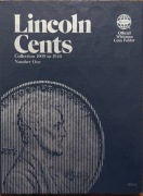 Album Whitman – USA Lincoln Cents, Collection 1909–1940, Number One.