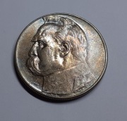 II RP, 10 złotych 1934, Piłsudski, Orzeł Urzędowy -RZADKA I PIĘKNA  !!!!!