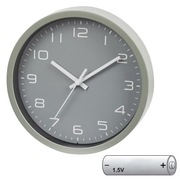 NOWY ZEGAR ŚCIENNY TYKAJĄCY NA ŚCIANĘ ZIELONY WALL CLOCK GREEN PLUS BATERIA