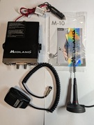 CB Radio Midland M-10 | Zestaw z anteną | USB | Szybka „19” | Sprawne!
