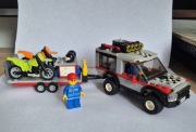 LEGO City Terenówka z Przyczepą, 2 Motocykle + Minifigurka, Komplet