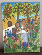 Matka Boska Zielna obraz ludowy 