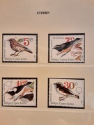 Cypr 1991   Mi  773-6  ptaki  seria czyste idealna