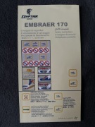 Safety Card /  Karta Instrukcja Bezpieczeństwa Egyptair express Embraer 170