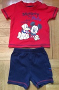Komplet (spodenki i t-shirt) George (Disney Baby) rozmiar 62/68 (3/6 m)